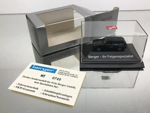 HERPA BMW E30 TOURING BERGER FELGENSPEZIALIST -BLACK 1:87 H0- GOOD IN BOX - 310 - Imagen 1 de 8