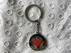 Keyring - Love Barcelona, Spain 🇪🇸- Spinning Heart - Picture 1 of 2