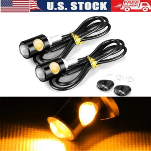 Mini lámpara intermitente ámbar indicador de señales de giro LED universal 2X LED para motocicleta - Imagen 1 de 11