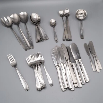 WMF Cromargan Line Stainless Steel Germany Flatware 43 Pc Set Spoon Knife - Image 1 of 4