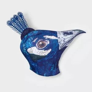 Blue Peacock Head Halloween Costume Oversize Mascot Mask - Adult One Size #C124 - Picture 1 of 4