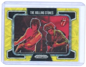 2025 FULL BAND PANINI PRIZM THE ROLLING STONES #91 YELLOW SCOPE 167/199!! - Picture 1 of 1