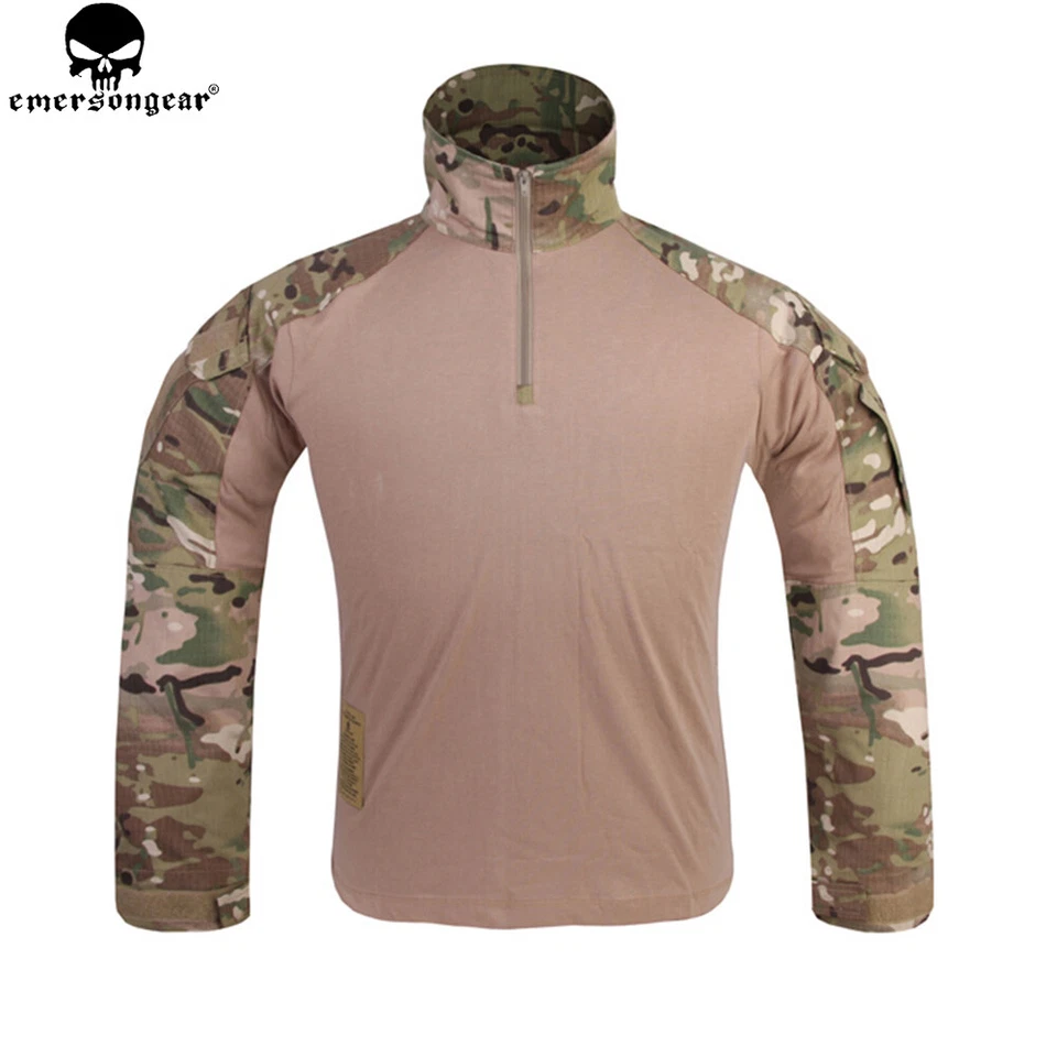 Camiseta Emerson Combat Militar G3 BDU Camisa Táctica Informal Senderismo Airsoft Prendas para el torso Foto 1 de 4