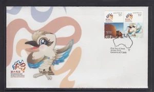 AUSTRALIA - 2010 WORLD EXPO 2010 - Shanghai , CHINA Design set J/Pair on FDC - Picture 1 of 1