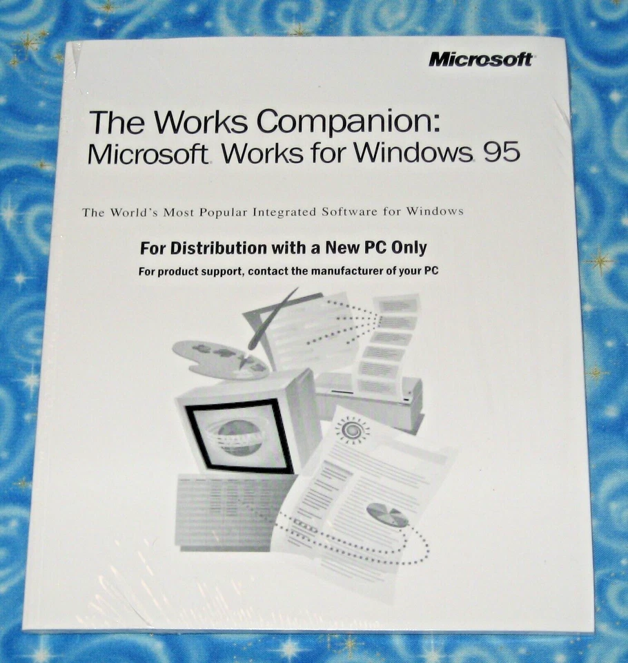 Software y libro de computadora de colección sellado Microsoft Works Companion Windows 95 nuevo Foto 1 de 3