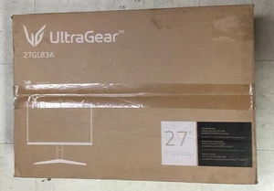 LG 27GL83A-27" Ultragear QHD IPS 1ms NVIDIA G-SYNC Compatible Gaming Monitor - Picture 1 of 3