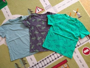 H&M T-Shirt Set Größe 122 128 Dinosaurier Dinos Paket - Bild 1 von 5