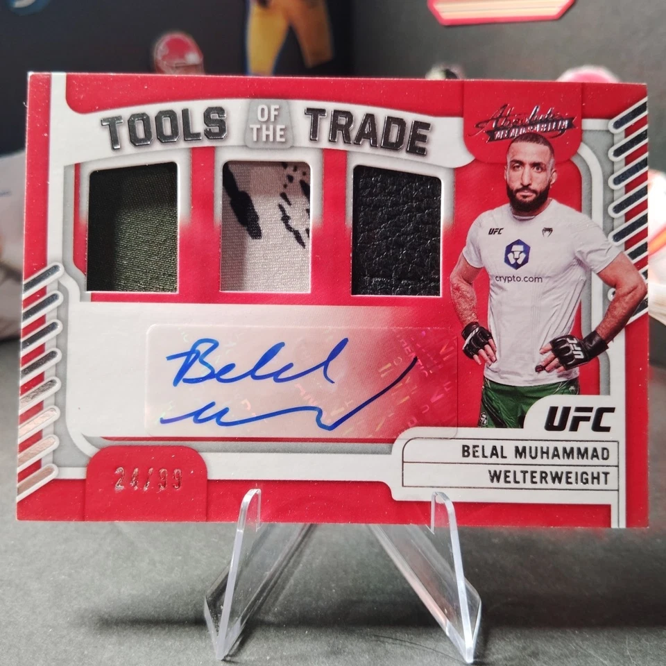 2023 Panini Chronicles UFC - Absolute Tools of the Trade Signatures Belal... - Image 1 of 4