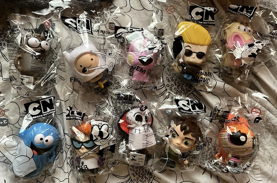 Burger King - Cartoon Network CN Collection 10x Collectibles Sealed Exclusive