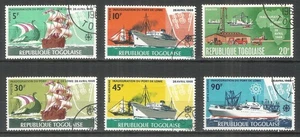 Togo 1968 year , used stamps ships - Picture 1 of 1