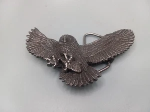 Vintage Owl Belt Buckle 1980 (Bergamot Brass Works) - Picture 1 of 7