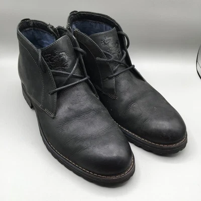 Bota Chukka Mark Nason Elmwood Para Hombres 10 Negra Espuma con Memoria Cremallera Daga Dragón Foto 1 de 4