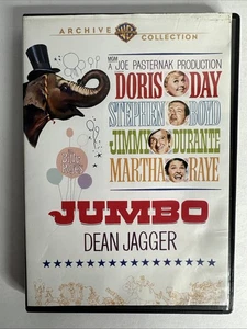 Billy Rose's Jumbo DVD 1962 Warner Archive - Circus Film Elephants - Doris Day - Picture 1 of 3