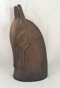 Busto escultura cabeza de caballo cabeza de caballo IKEA cerámica BRODD 11" *Diseño Anette Edmark - Imagen 1 de 6