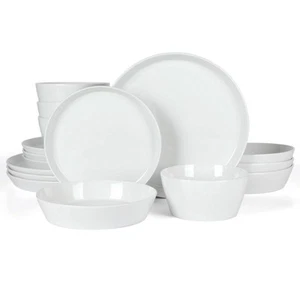 Martha Stewart Selma Chip & Scratch Resistant Dinnerware Set Plates and Bowls... - Picture 1 of 7
