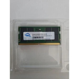 OWC 16GB DDR5 4800MHz SODIMM 262pin Laptop Memory 1Rx8 Non-ECC RAM - Afbeelding 1 van 2