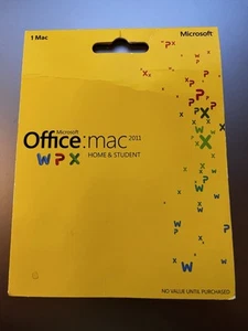 💥Microsoft Office 2011 for Mac Home & Student Key Card (1PC/1User) - Bild 1 von 1