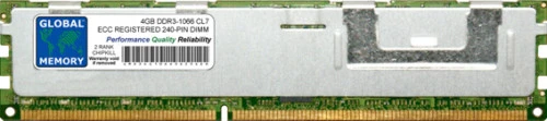 4GB DDR3 1066MHz PC3-8500 240-PIN ECC REGISTERED RDIMM SERVER/WORKSTATION RAM - Image 1 of 1