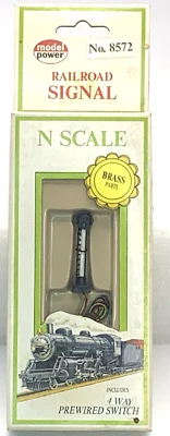 Model Power N-Scale  8572 Brass Railroad Signal NIB - Image 1 of 2
