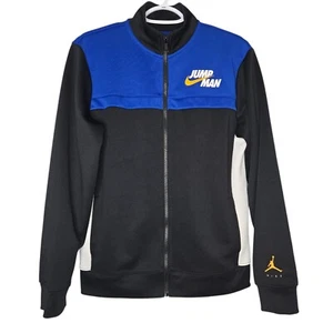 JUMPMAN by NIKE Big Boys Track Jacket XL 13-15 years Black Blue Gold - Picture 1 of 10