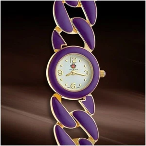 Louis Richard Amberley Purple Ladies Bracelet Watch - Picture 1 of 3