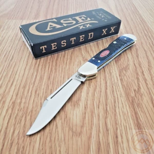 Case XX Mini Copperlock Folding Knife Stainless Steel Blade Jigged Bone Handle - Picture 1 of 13