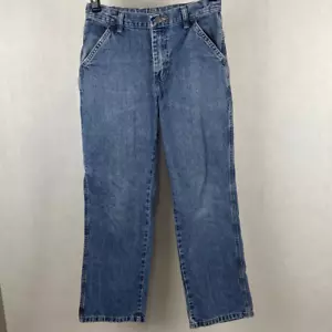 Wrangler Carpenter Denim Jeans Size 14 Adjustable Waist - Picture 1 of 10
