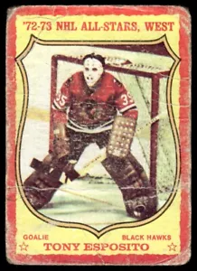 1973-74 O-Pee-Chee **C** Tony Esposito Chicago Blackhawks #90 - Picture 1 of 2