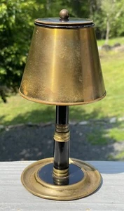 Antique Art Deco Figural Lamp Cigarette Dispenser 1930's Secret Desk Caddy Decor - Picture 1 of 11