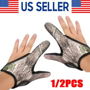 1-2 X Fishing Gloves Surf Casting Finger Stall Protector Anti-Slip Saltwater - Picture 1 of 20