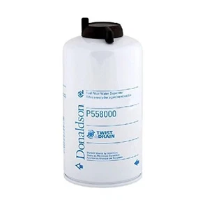 DONALDSON P558000 -Fuel Filter W/S Twist&Drain Cross Wix 33406 Pack of 2 - Picture 1 of 1