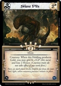 Legend of the Five Rings L5R CCG TF Twenty Festivals Slave Pits - Picture 1 of 1