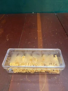 Risk 1998 Yellow Army Pieces Military Miniatures with Case Replacement Parts - Picture 1 of 23