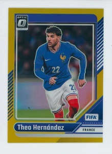 2024-25 Theo Hernandez Panini Donruss Optic FIFA Gold France Soccer Card 3/10 - Bild 1 von 3