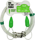 Petest 25ft Odblaskowy kabel wiążący dla małych psów do 35 funtów