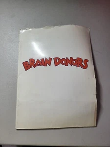John Turturro Mel Smith Bob Nelson Brain Donors Original Press Kit Folder Movie - Picture 1 of 4