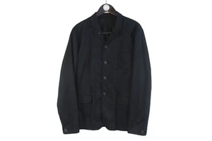 AllSaints Blazer Jacket Size L black button up casual style - Picture 1 of 7