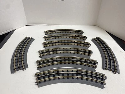MTH Railking Real Trax O Gauge Curved Track lot of 8 - Image 1 of 4