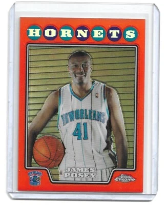 2008-09 Topps Chrome - Orange Refractor #81 James Posey 212/499 - Image 1 of 2