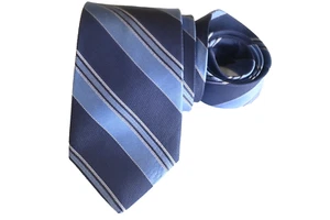 BROOKS BROTHERS MEN'S TIE BLUE/STRIPED Width: 3.25" Length: 58" - Picture 1 of 3