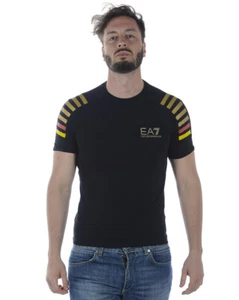 T shirt Maglietta Emporio Armani EA7 Sweatshirt Uomo Nero 3ZPTA8PJM5Z 1200 - Picture 1 of 11
