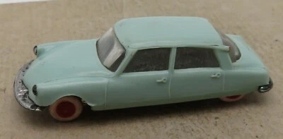 B Old Made IN France 1957 Micro NOREV Ho 1/87 Citroen DS 19 1957 1959 Verde #2 - Immagine 1 di 4