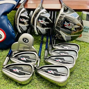Callaway Fullset XR Steelhead 1w 4w 4hybrid XR Irons 5-9P 10pics Golf Culbs - Picture 1 of 23