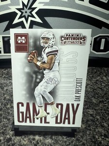 2016  Panini Contenders Draft Picks 25 Dak Prescott Game Day Tickets Cowboys