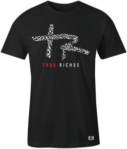 "True Riches" T-Shirt to Match Retro "Black Cement" 3's - Picture 1 of 1