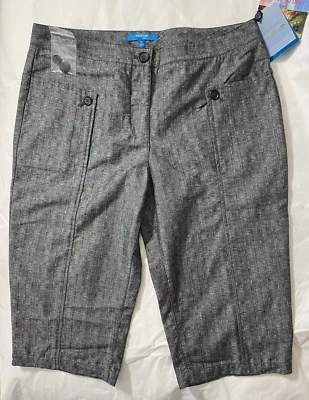 Pantalones Cortos Derek Lam For Design Nation Skimmer Para Mujer Talla 14 Negros Debajo de la Rodilla Nuevos con Etiquetas Foto 1 de 4