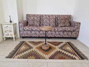 Rugmoda Handmade Kilim-Style Rug | Desert-Inspired Colors | 3 x 5 ft Rugs - Picture 1 of 4