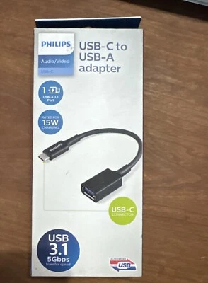 Philips USB-C to 3.0 USB-A Female Adapter - Image 1 of 3
