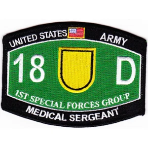 1st Special Forces Group 18D Military Occupational Specialty MOS Patch Medical - Bild 1 von 6