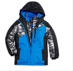 New Weatherproof Heavyweight Vestee Jacket - Preschool Boys 3T Blue - Picture 1 of 2